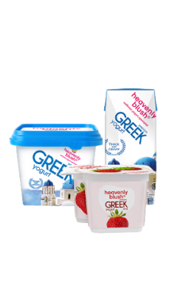 Greek yogurt heavenly blush